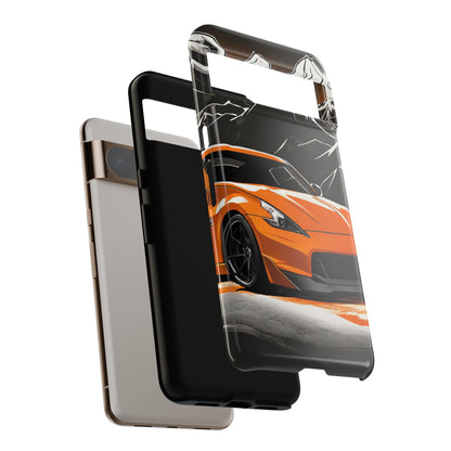 Nissan 370Z Mt Fuji-Dual Layer Ultra Tough Phone Case Printify by The Night Shift Automotive Apparel