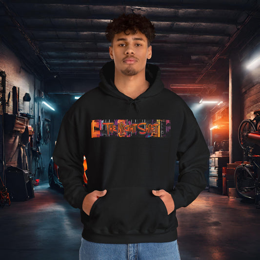 The Night Shift-Ultra Soft, Premium Hoodie Black Printify by The Night Shift Automotive Apparel