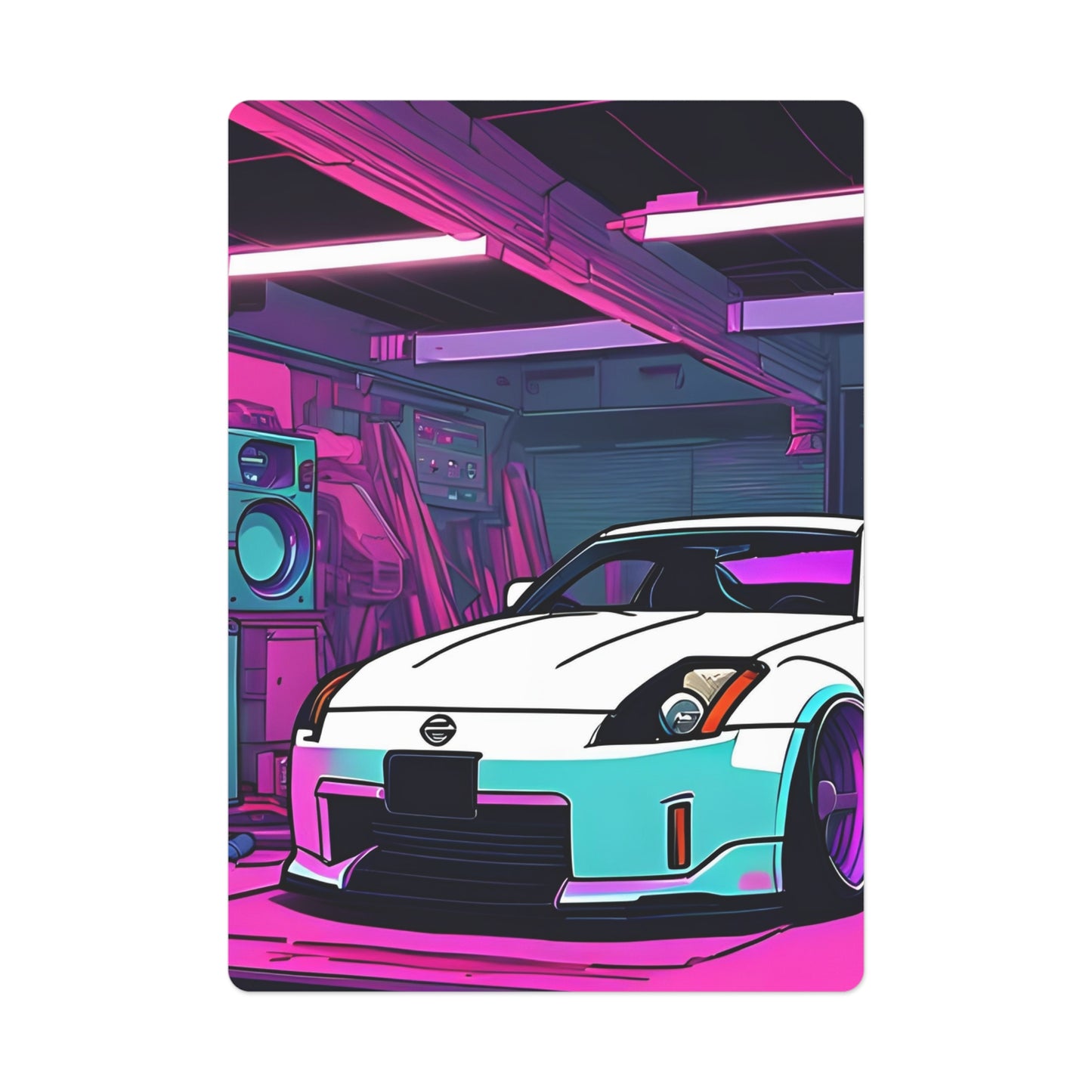 Poker Cards 2.5" x 3.7" Glossy Printify by The Night Shift Automotive Apparel