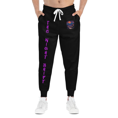 Japanese Lamplight- Premium, Ultra Soft Athletic Joggers Seam thread color automatically matched to design Printify by The Night Shift Automotive Apparel