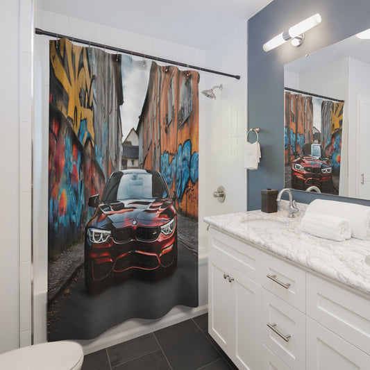 Shower Curtains Printify by The Night Shift Automotive Apparel