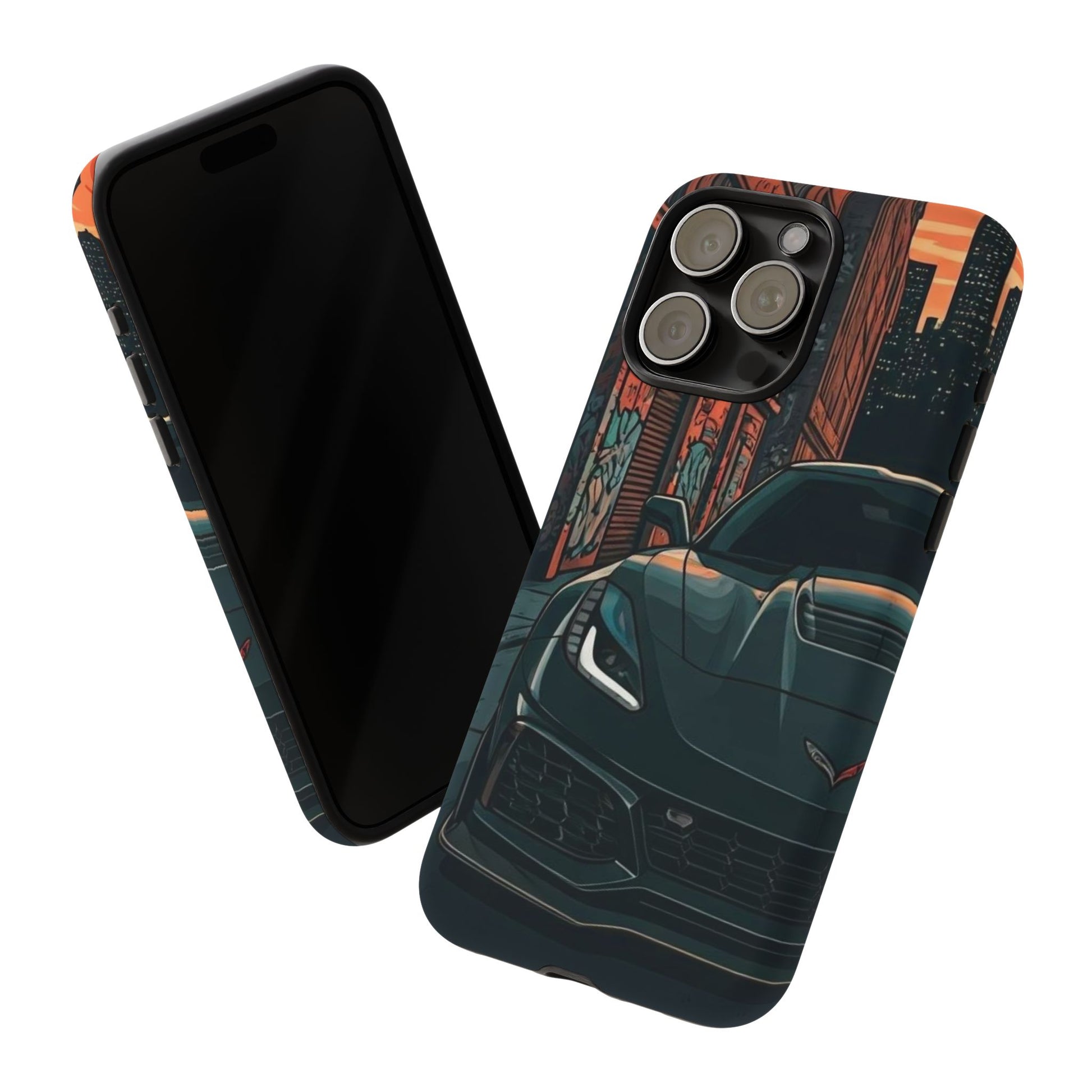 Chevy Corvette C7 Street Life-Dual Layer Ultra Tough Phone Case Printify by The Night Shift Automotive Apparel
