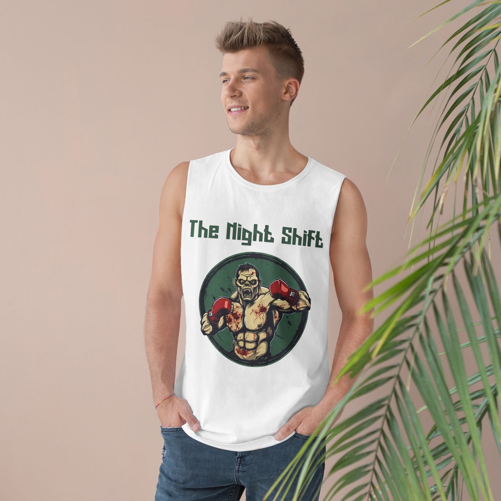 Zombie Boxing World Champion - Premium Unisex Barnard Tank Top Printify by The Night Shift Automotive Apparel