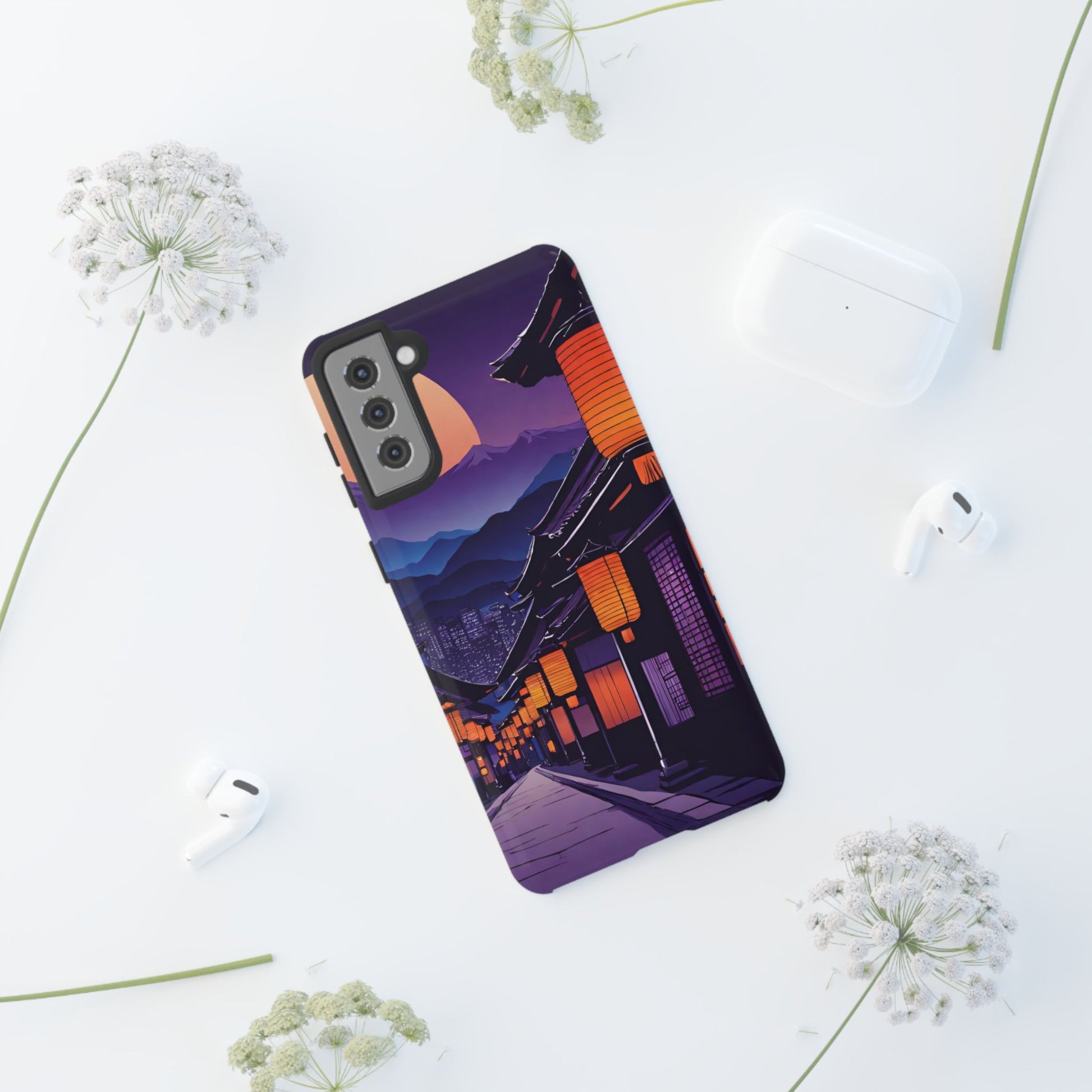 Traditional Japanese Village Countryside-Dual Layer Ultra Tough Phone Case Printify by The Night Shift Automotive Apparel