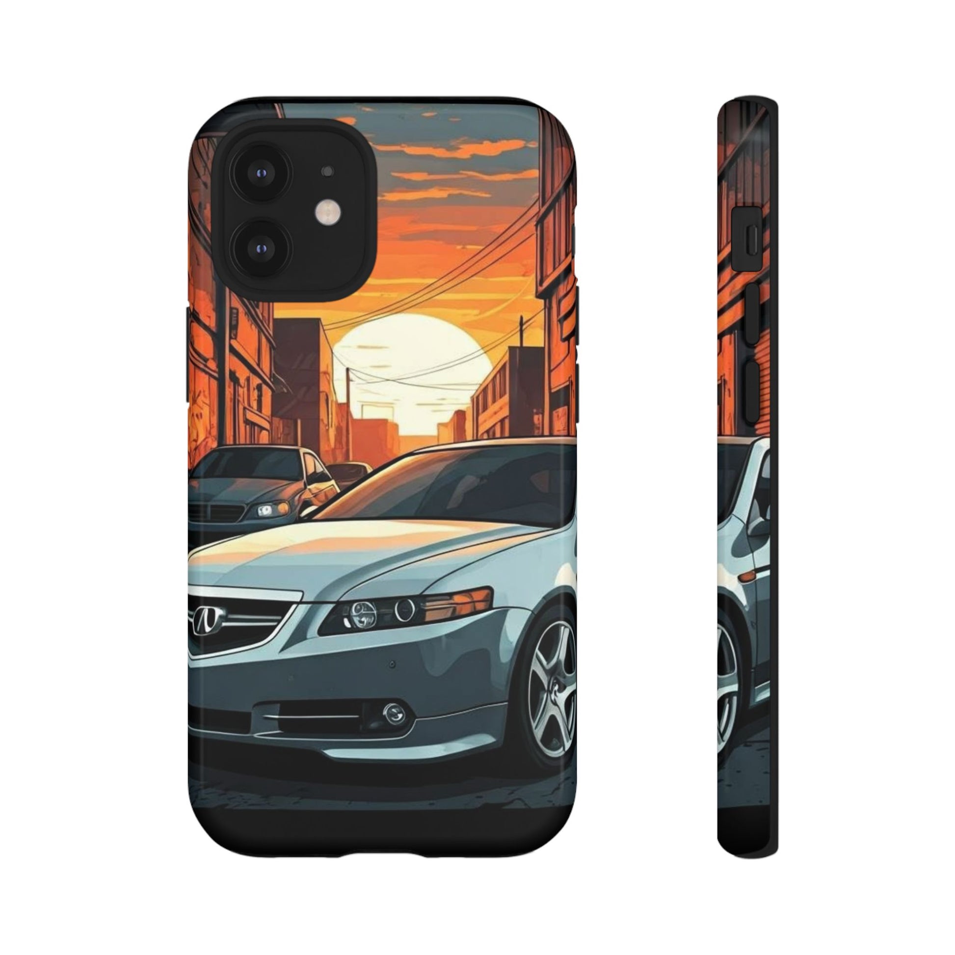 Acura TL Street Life-Dual Layer Ultra Tough Phone Case iPhone 12 Mini Glossy Printify by The Night Shift Automotive Apparel