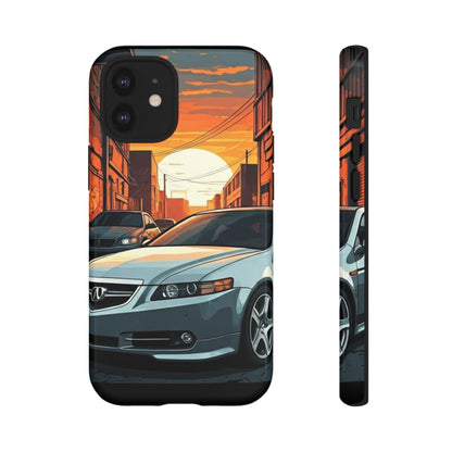 Acura TL Street Life-Dual Layer Ultra Tough Phone Case iPhone 12 Mini Glossy Printify by The Night Shift Automotive Apparel