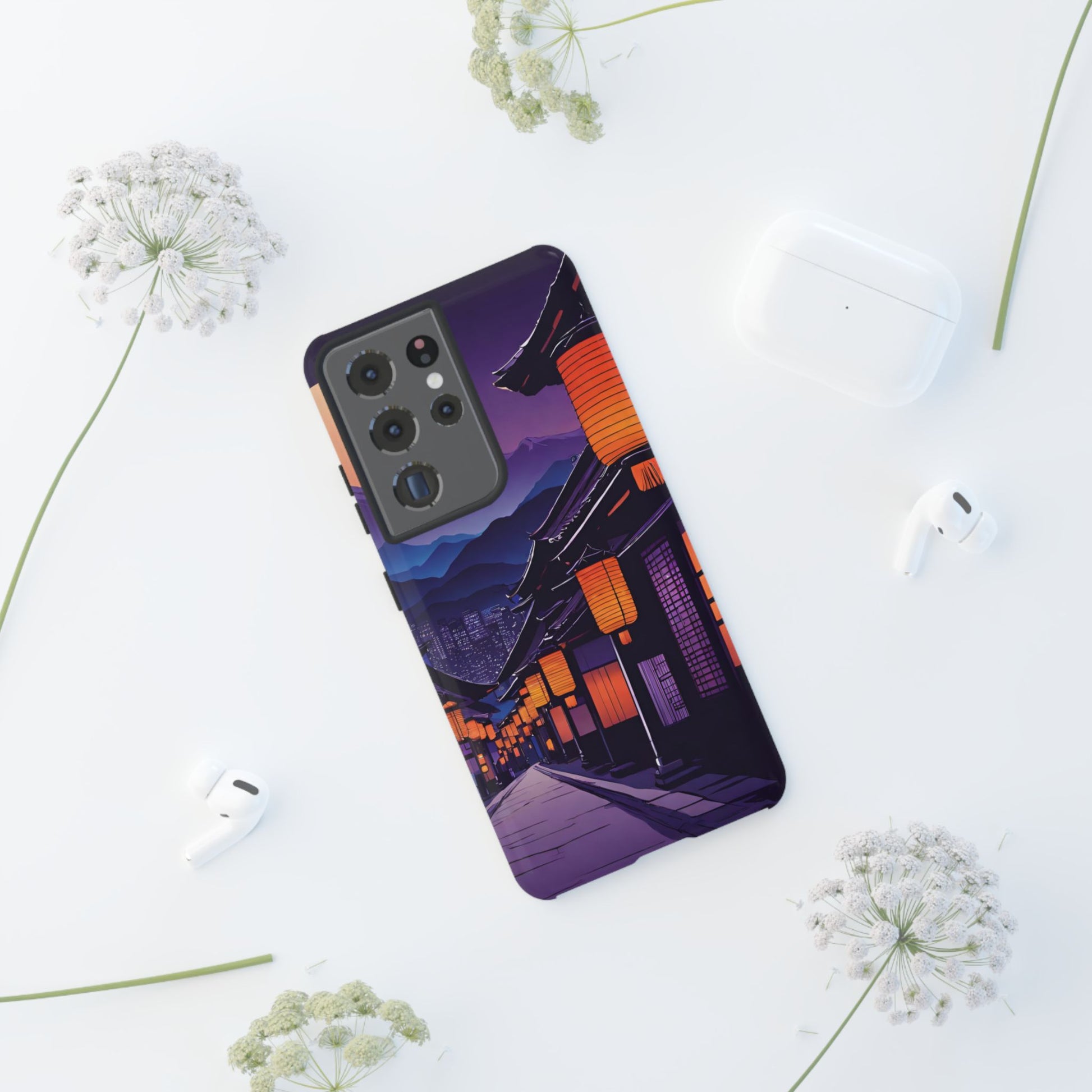 Traditional Japanese Village Countryside-Dual Layer Ultra Tough Phone Case Printify by The Night Shift Automotive Apparel
