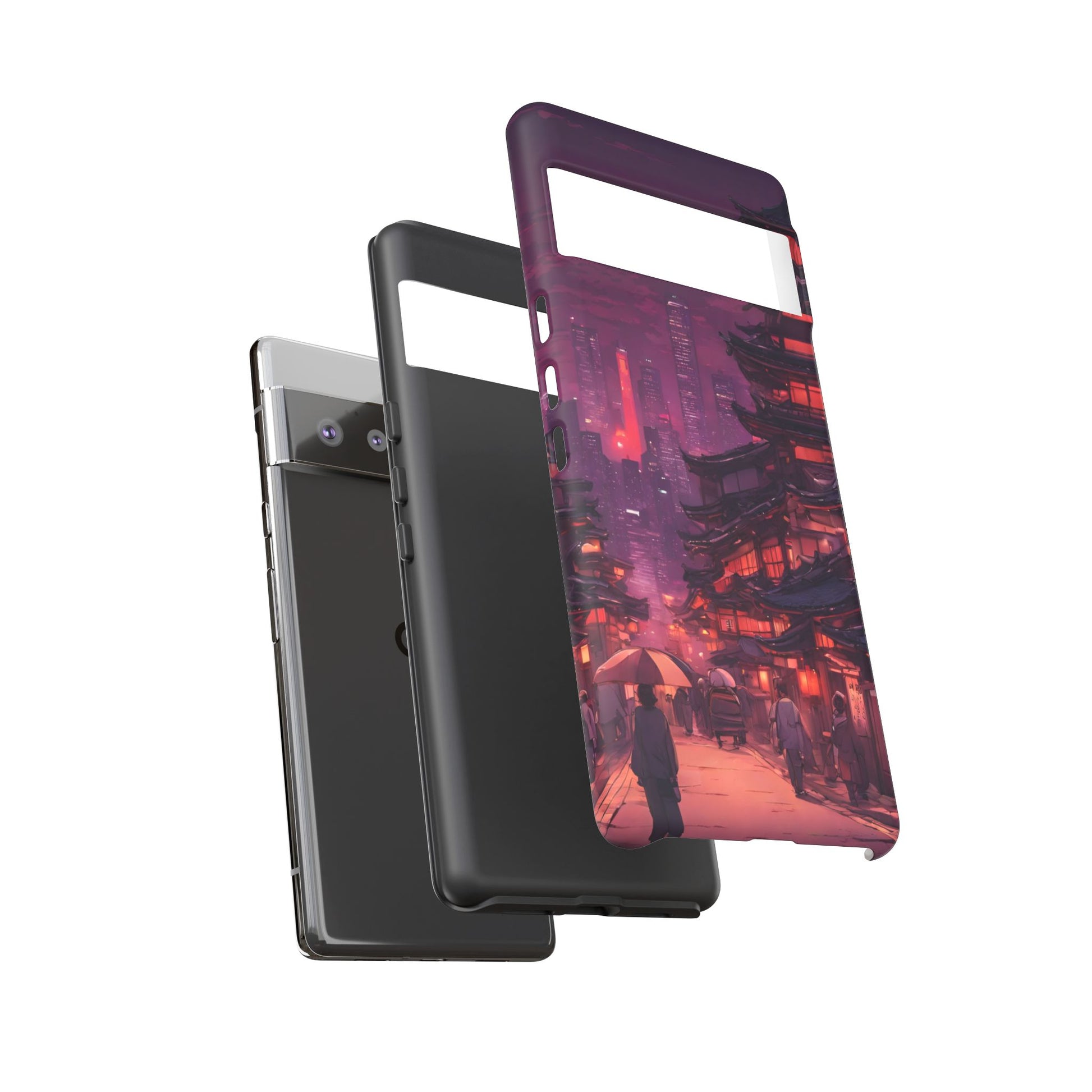 Traditional Japanese Village Countryside-Dual Layer Ultra Tough Phone Case Printify by The Night Shift Automotive Apparel
