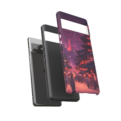 Traditional Japanese Village Countryside-Dual Layer Ultra Tough Phone Case Printify by The Night Shift Automotive Apparel