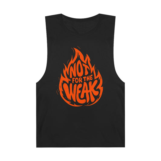 Not For The Weak - Premium Unisex Barnard Tank Top Black Printify by The Night Shift Automotive Apparel