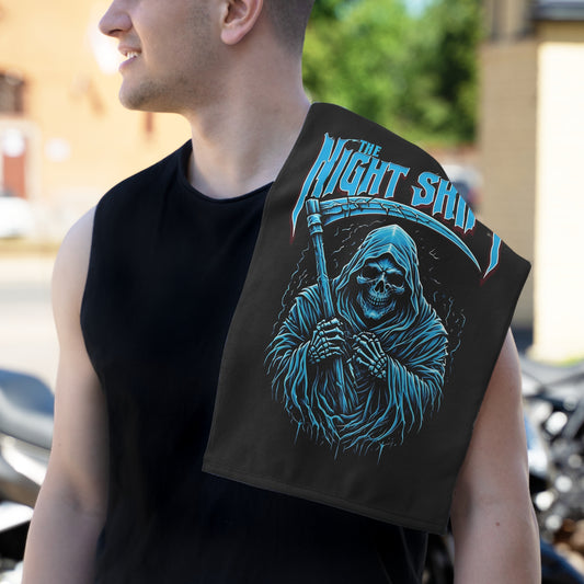 The Night Shift-Gym Towel( 11x18) White 11" × 18" Printify by The Night Shift Automotive Apparel