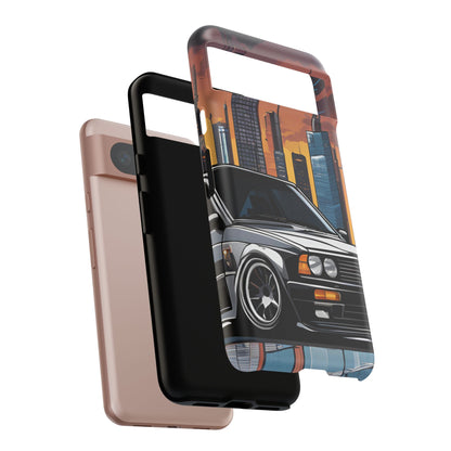 BMW E30 M3-Dual Layer Ultra Tough Phone Case Printify by The Night Shift Automotive Apparel