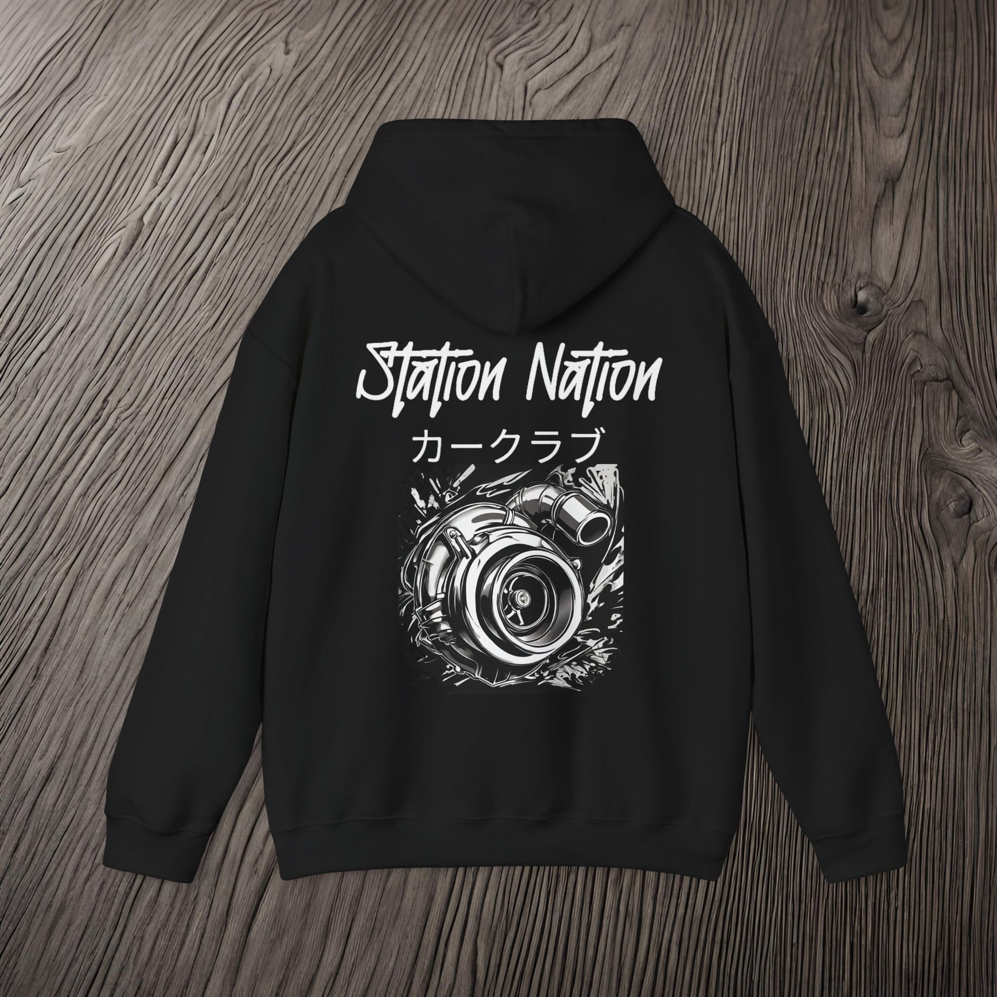 Station Nation-Ultra Soft, Premium Hoodie Printify by The Night Shift Automotive Apparel