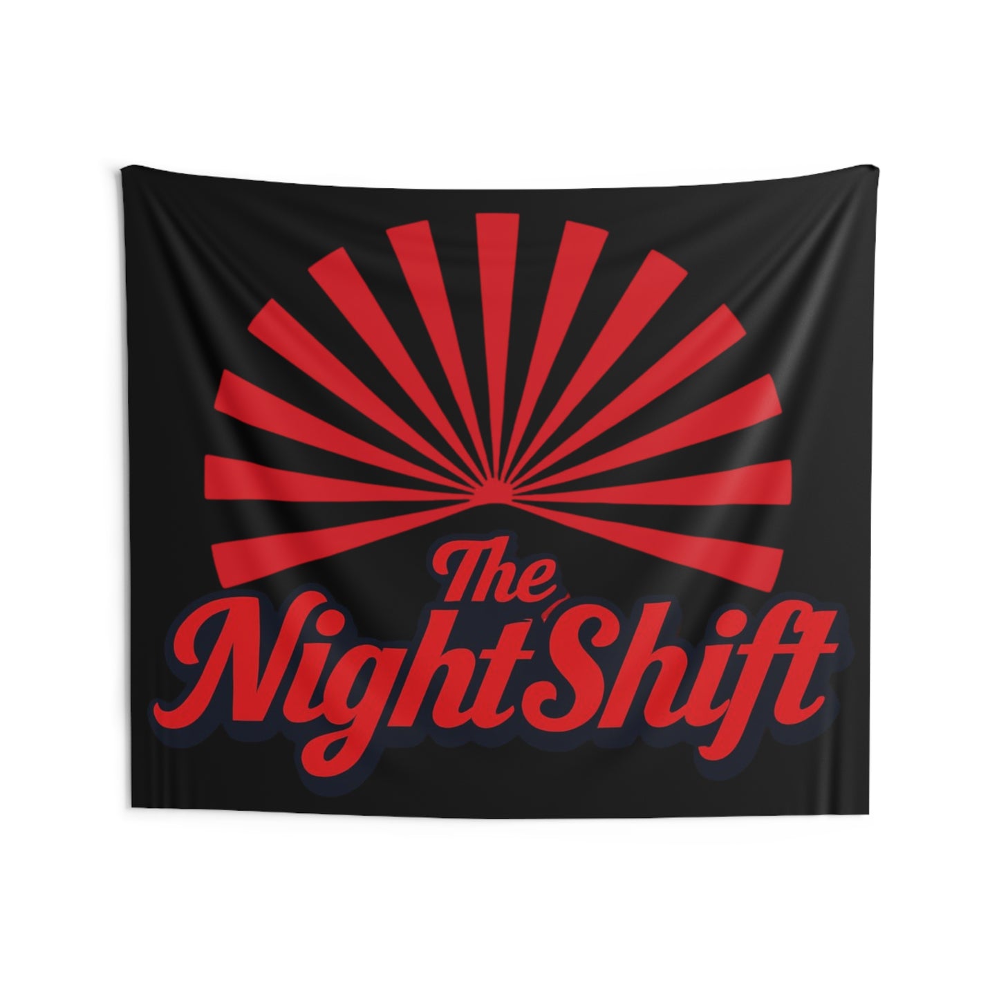 The Night Shift Indoor Wall Tapestries - Shop Banner 80" × 68" Printify by The Night Shift Automotive Apparel