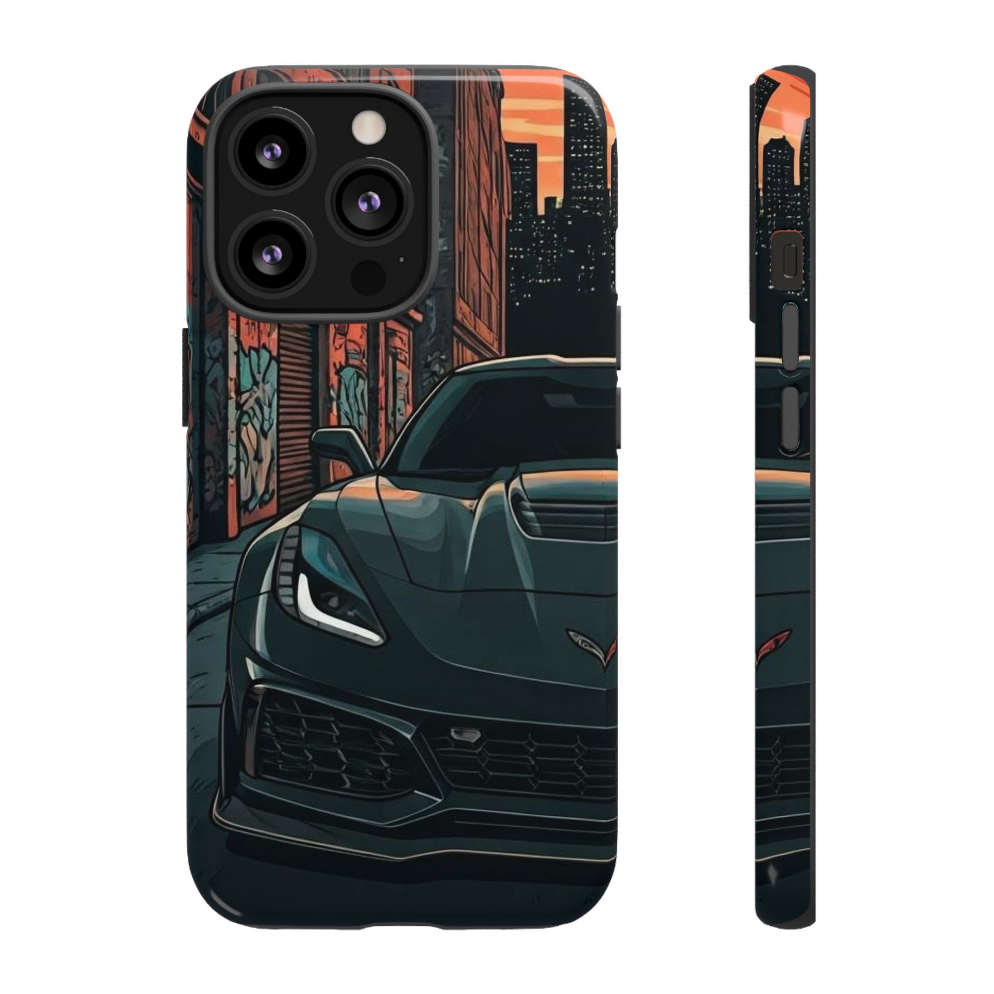 Chevy Corvette C7 Street Life-Dual Layer Ultra Tough Phone Case Printify by The Night Shift Automotive Apparel