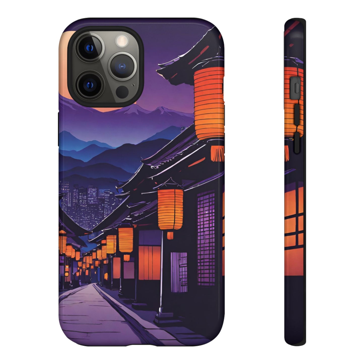 Traditional Japanese Village Countryside-Dual Layer Ultra Tough Phone Case iPhone 12 Pro Max Glossy Printify by The Night Shift Automotive Apparel