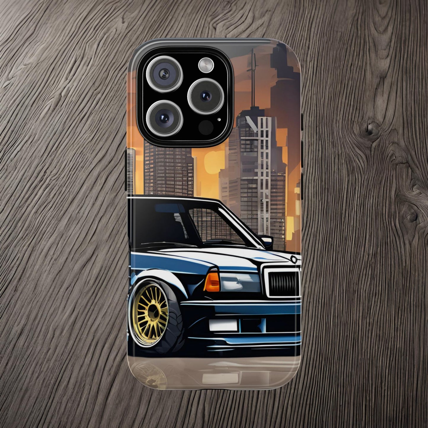 Mercedes Benz 190e Evo-Dual Layer Ultra Tough Phone Case Printify by The Night Shift Automotive Apparel