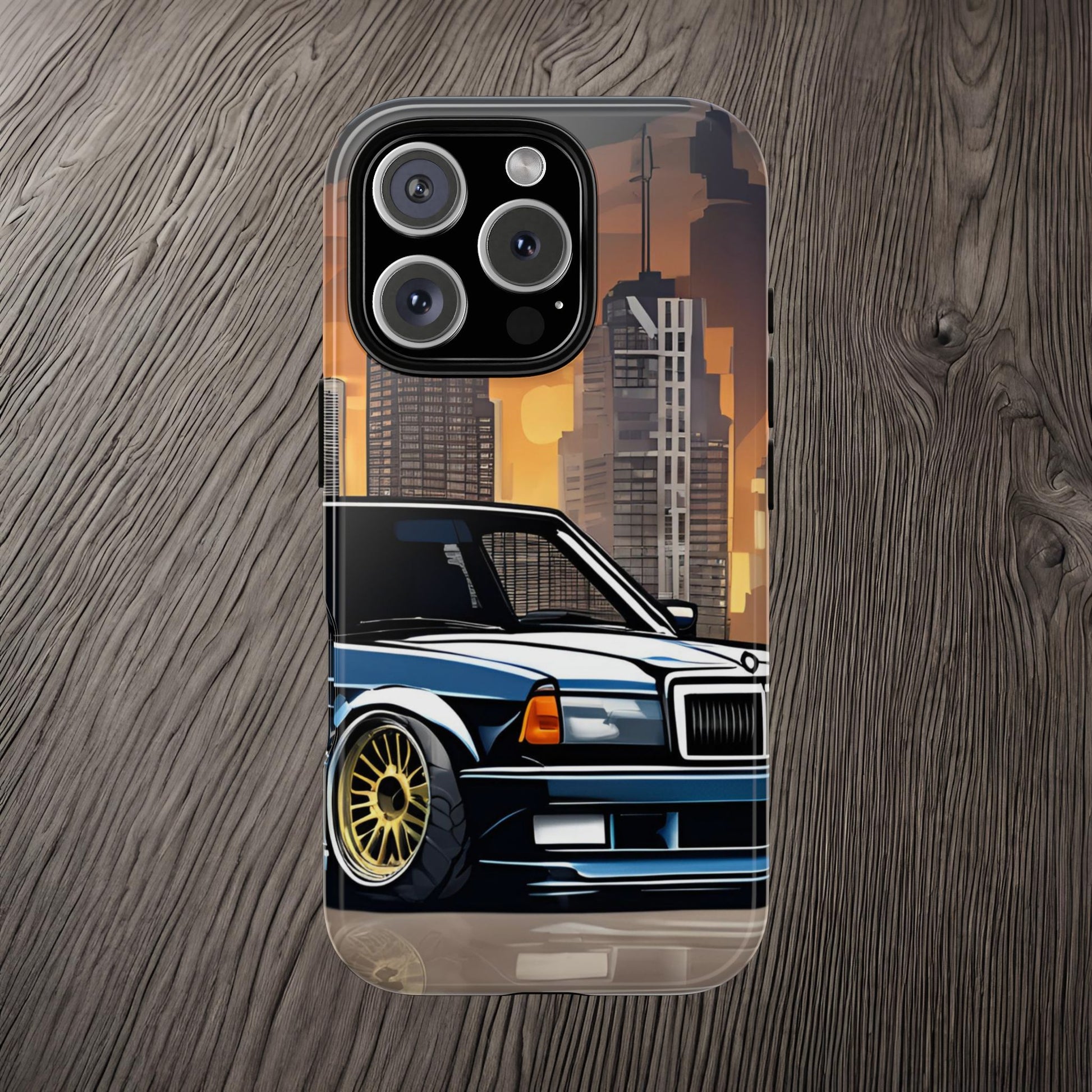 Mercedes Benz 190e Evo-Dual Layer Ultra Tough Phone Case Printify by The Night Shift Automotive Apparel