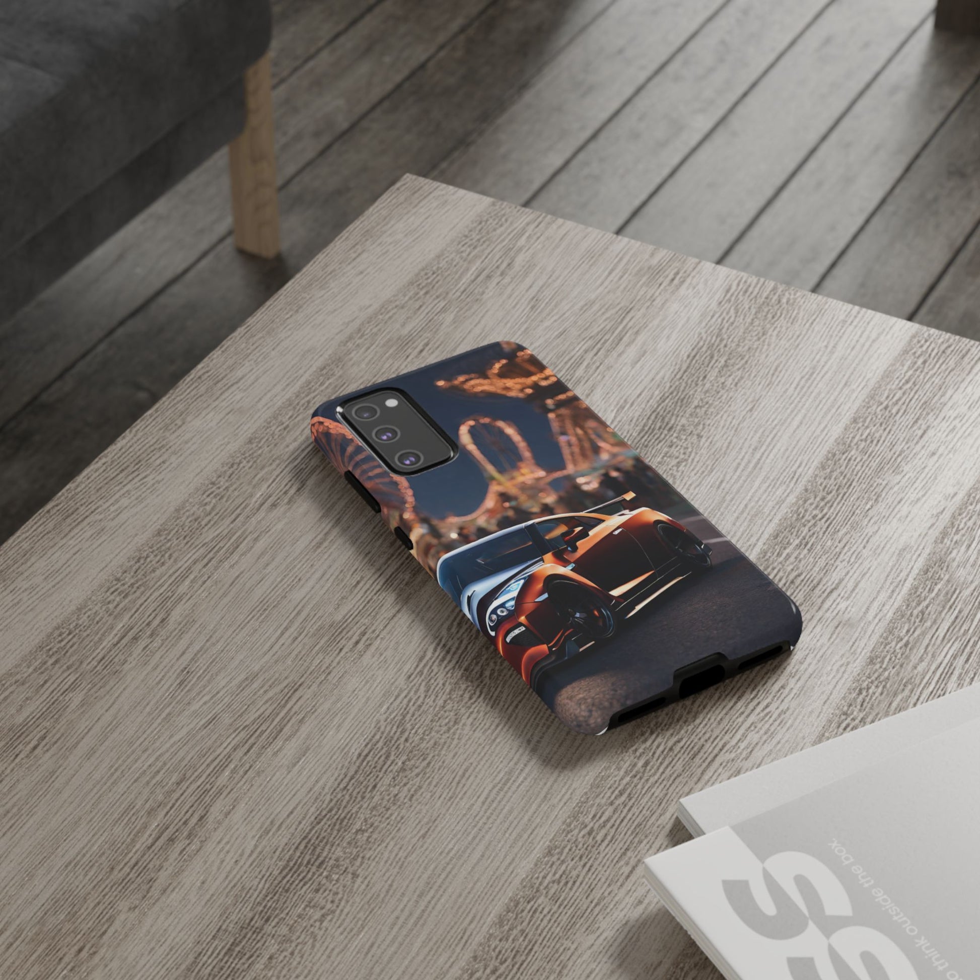 Nissan GTR R35-Dual Layer Ultra Tough Phone Case Samsung Galaxy S20 FE Glossy Printify by The Night Shift Automotive Apparel