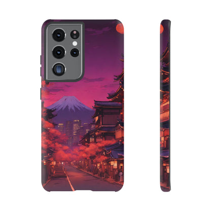 Traditional Japanese Village Countryside-Dual Layer Ultra Tough Phone Case Samsung Galaxy S21 Ultra Matte Printify by The Night Shift Automotive Apparel