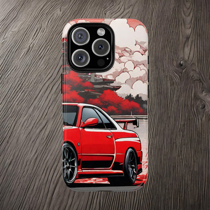 Nissan Skyline R34-Dual Layer Ultra Tough Phone Case Printify by The Night Shift Automotive Apparel