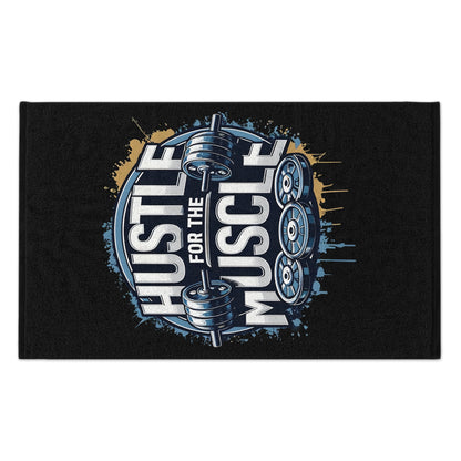 Hustle For The Muscle-Gym Towel (11x18) Printify by The Night Shift Automotive Apparel