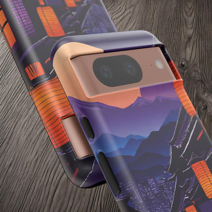 Traditional Japanese Village Countryside-Dual Layer Ultra Tough Phone Case Printify by The Night Shift Automotive Apparel