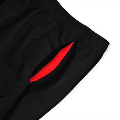 Step Your Game Up - Men's Relaxed Fit Board Shorts Printify by The Night Shift Automotive Apparel
