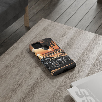BMW Sunset On The Beach-Dual Layer Ultra Tough Phone Case Google Pixel 5 5G Matte Printify by The Night Shift Automotive Apparel