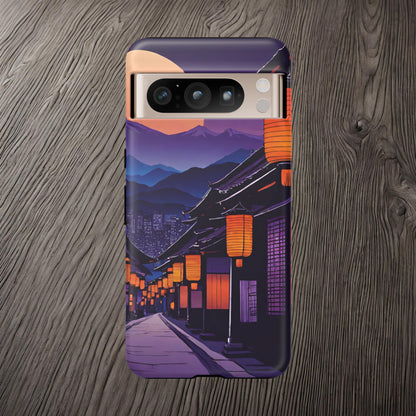 Traditional Japanese Village Countryside-Dual Layer Ultra Tough Phone Case Google Pixel 8 Pro Matte Printify by The Night Shift Automotive Apparel