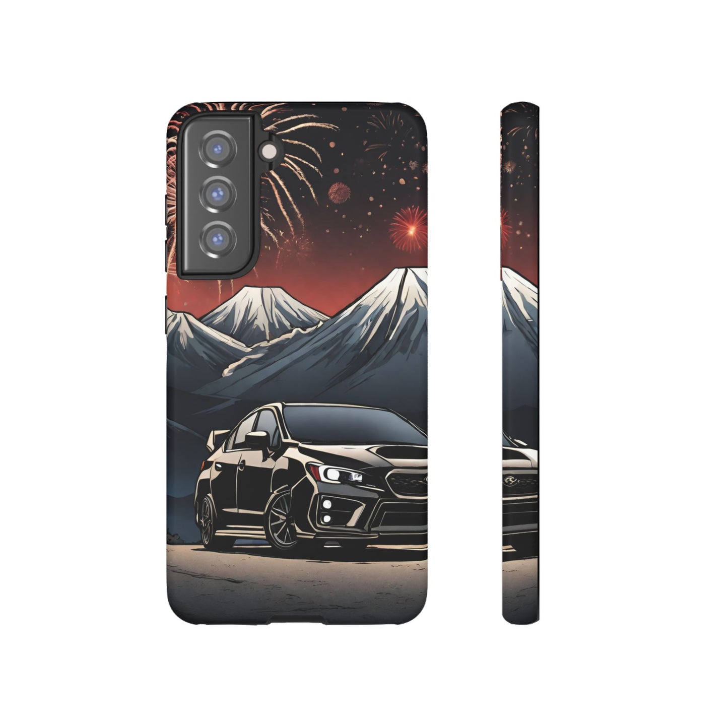 Subaru WRX/STI Fireworks-Dual Layer Ultra Tough Phone Case Printify by The Night Shift Automotive Apparel