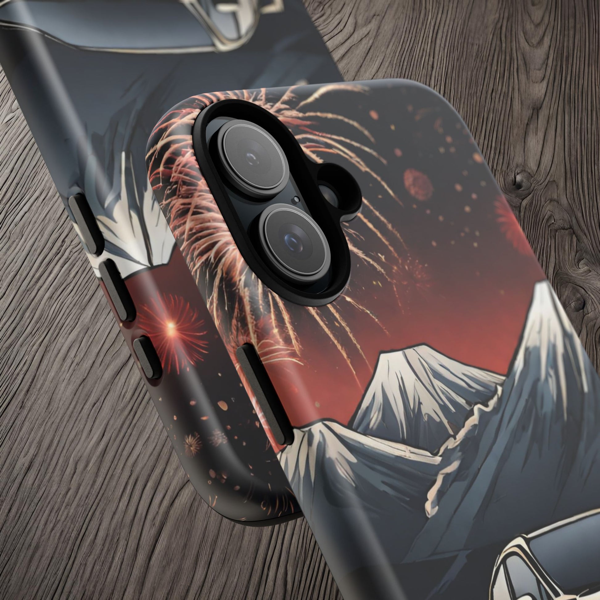 Subaru WRX/STI Fireworks-Dual Layer Ultra Tough Phone Case Printify by The Night Shift Automotive Apparel