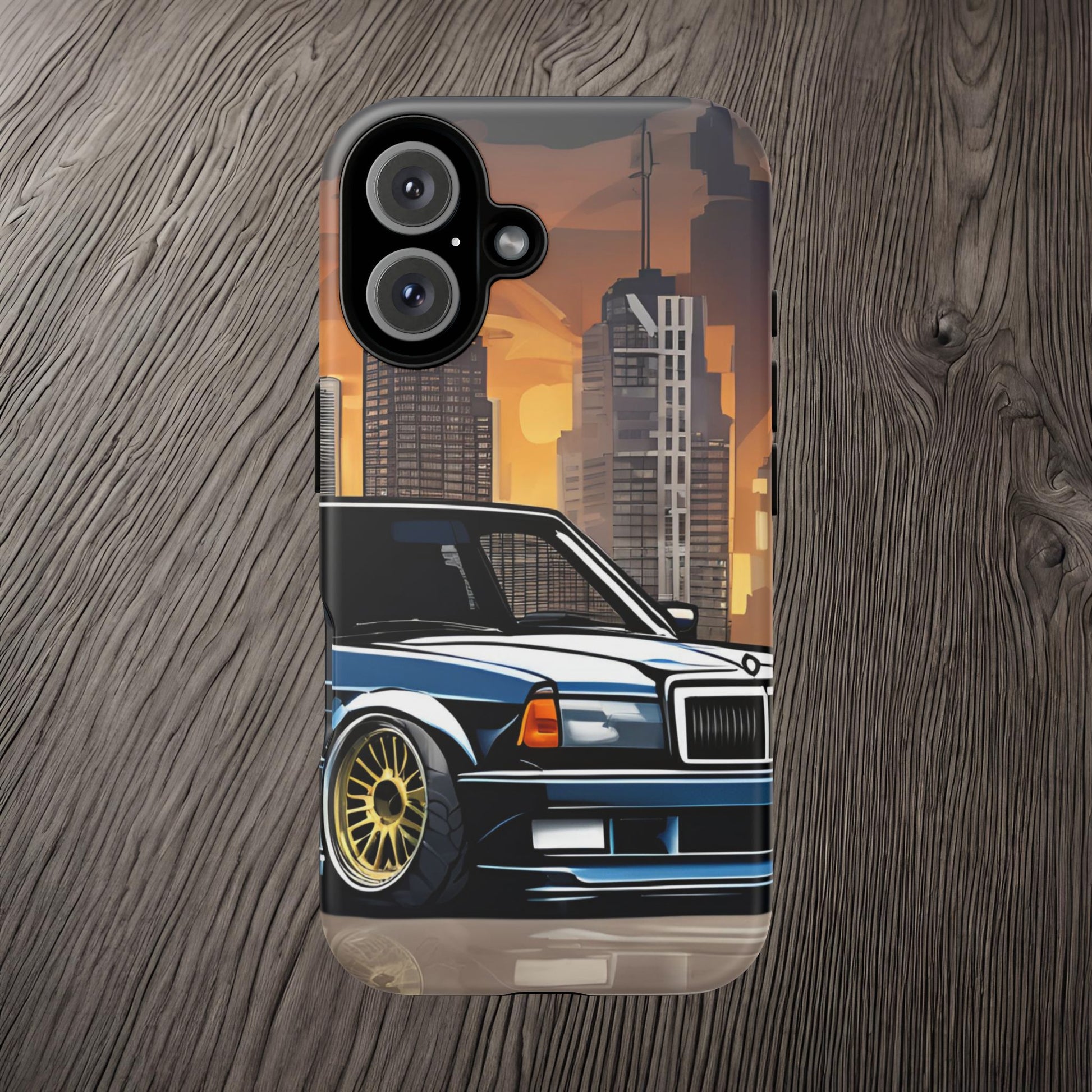 Mercedes Benz 190e Evo-Dual Layer Ultra Tough Phone Case Printify by The Night Shift Automotive Apparel