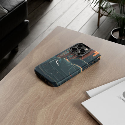 Chevy Corvette C7 Street Life-Dual Layer Ultra Tough Phone Case iPhone 14 Pro Matte Printify by The Night Shift Automotive Apparel