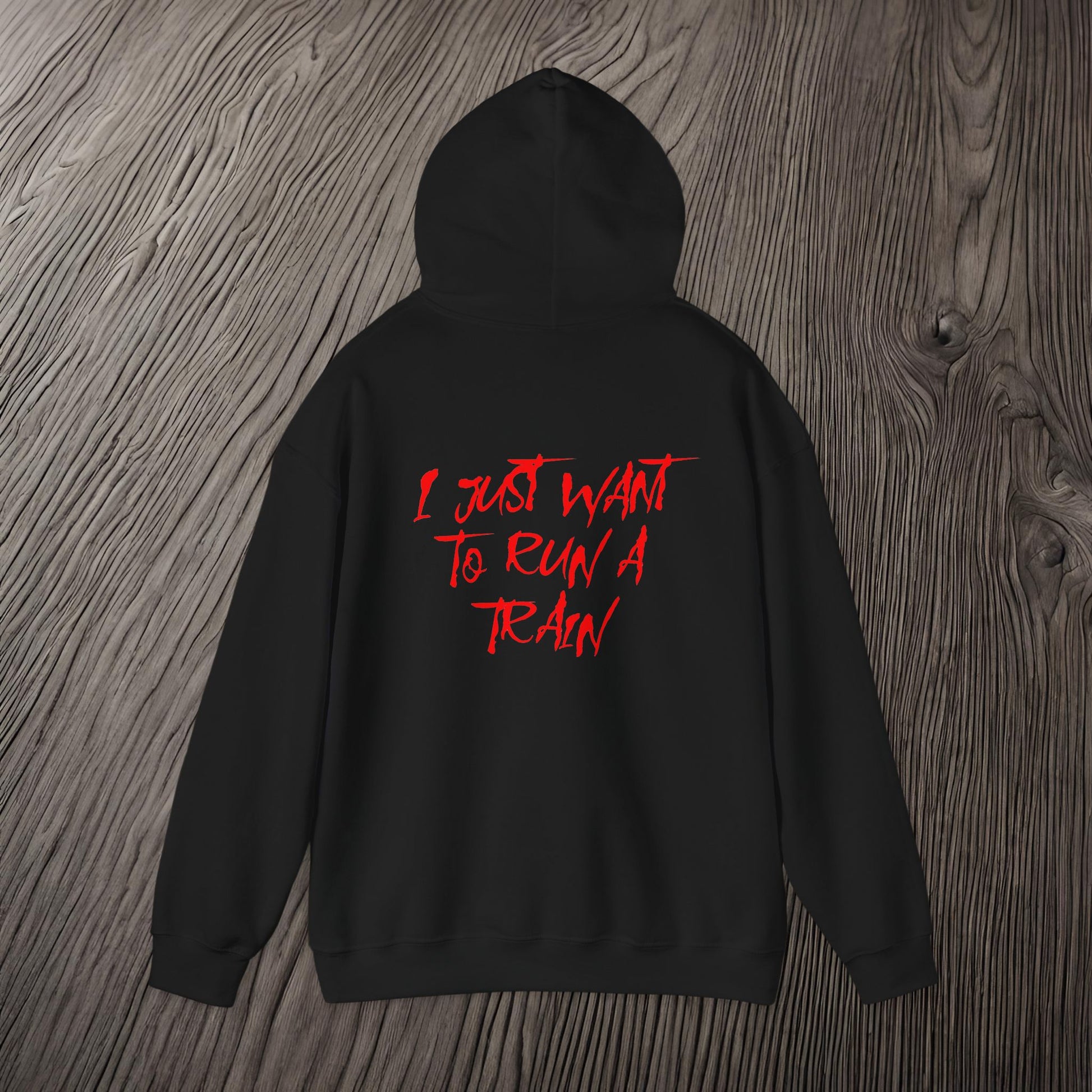 I Just Want To Run A Train-Ultra Soft, Premium Hoodie Printify by The Night Shift Automotive Apparel
