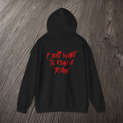 I Just Want To Run A Train-Ultra Soft, Premium Hoodie Printify by The Night Shift Automotive Apparel
