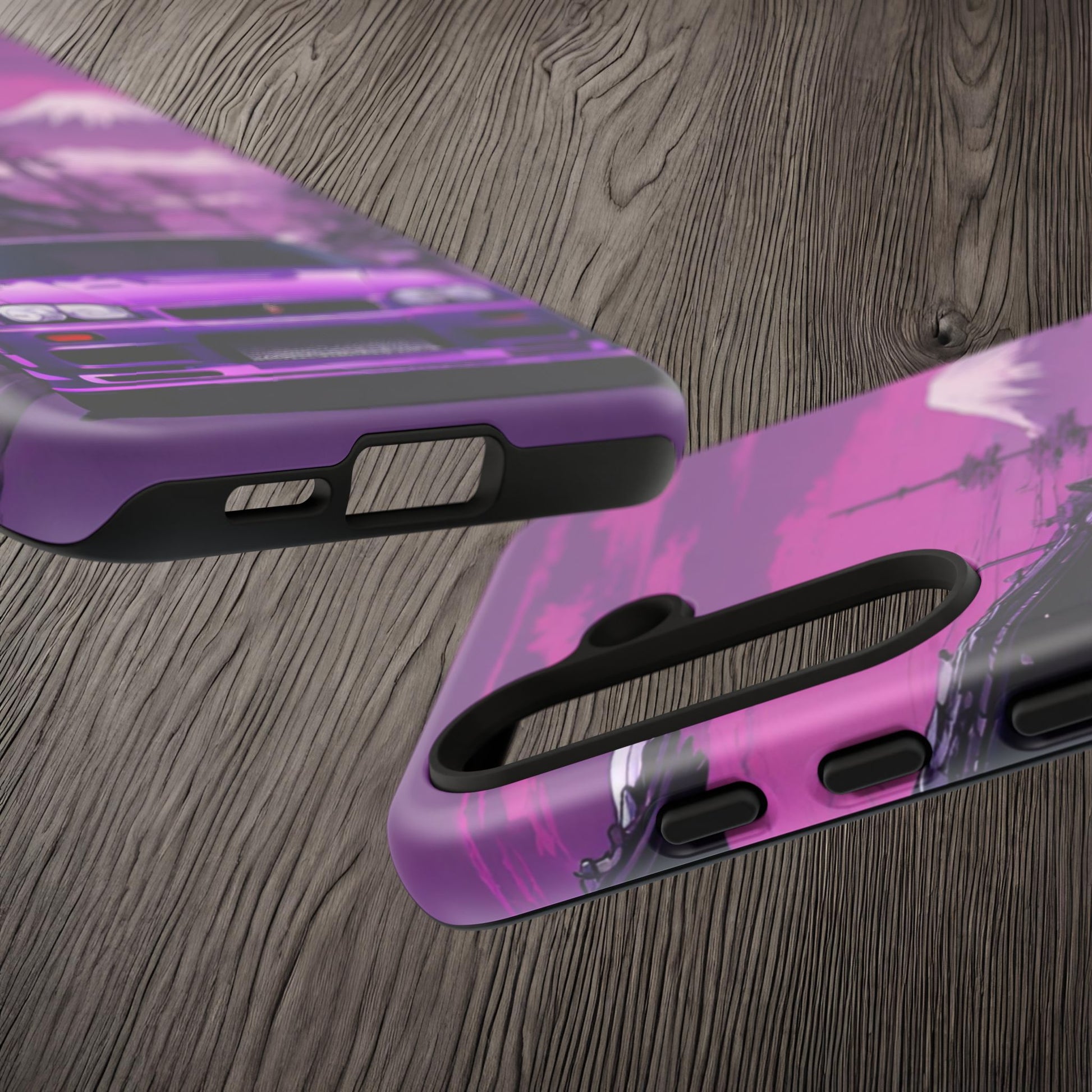 Nissan Skyline R34 Mt Fuji-Dual Layer Ultra Tough Phone Case Printify by The Night Shift Automotive Apparel