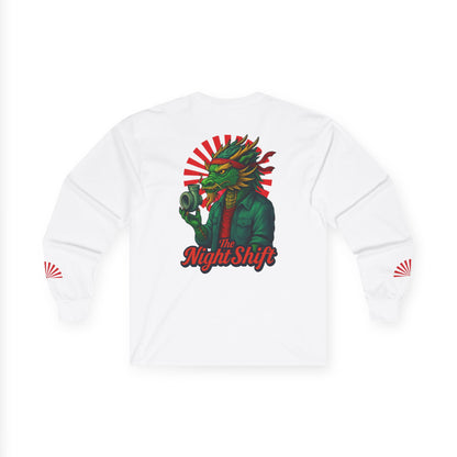 Good Vibes Dragon-Premium, Ultra Soft Unisex Long Sleeve Tee Printify by The Night Shift Automotive Apparel