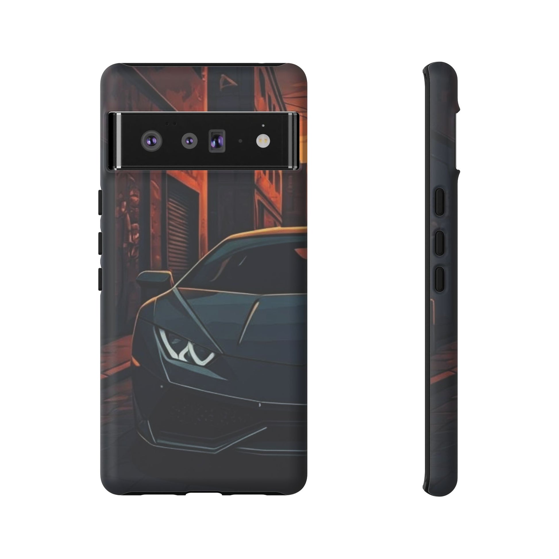 Lamborghini Huracan Street Life-Dual Layer Ultra Tough Phone Case Printify by The Night Shift Automotive Apparel