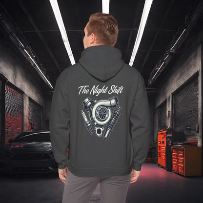The Night Shift Essentials-Ultra Soft, Premium Hoodie Dark Heather Printify by The Night Shift Automotive Apparel