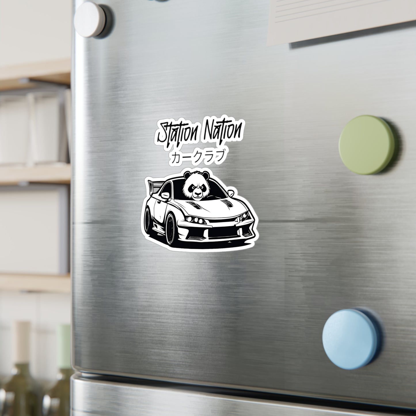 Kiss-Cut Vinyl Decals Printify by The Night Shift Automotive Apparel