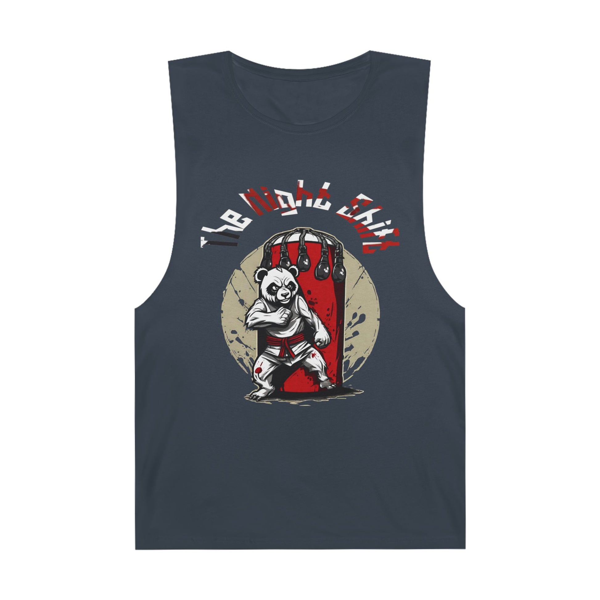 Karate Panda - Premium Unisex Barnard Tank Top Printify by The Night Shift Automotive Apparel