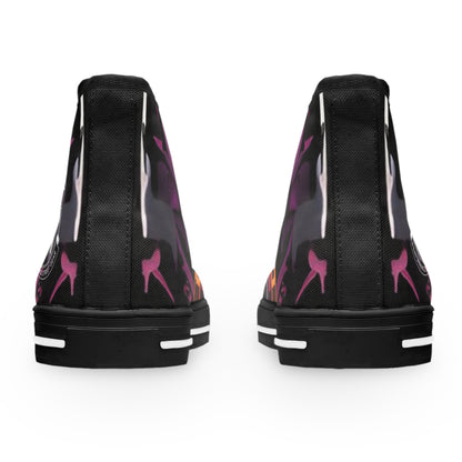The Night Shift-Women's Canvas High Tops