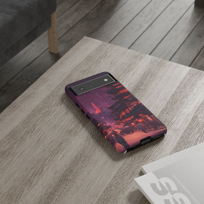 Traditional Japanese Village Countryside-Dual Layer Ultra Tough Phone Case Google Pixel 6 Matte Printify by The Night Shift Automotive Apparel