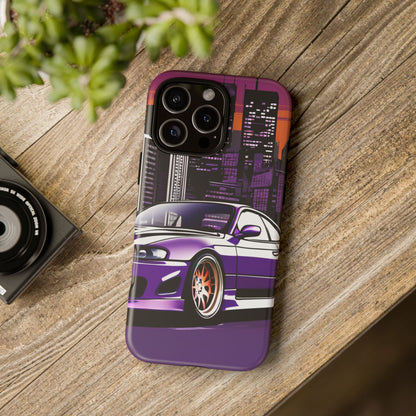 Nissan 240sx S15-Dual Layer Ultra Tough Phone Case iPhone 16 Pro Max Matte Printify by The Night Shift Automotive Apparel