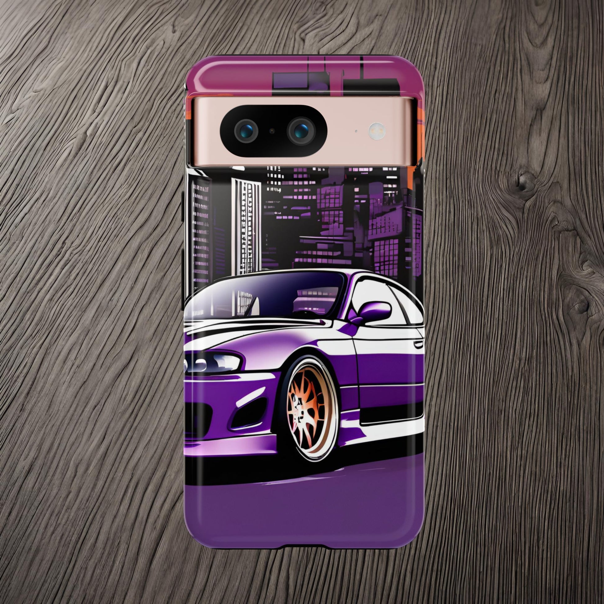 Nissan 240sx S15-Dual Layer Ultra Tough Phone Case Google Pixel 8 Glossy Printify by The Night Shift Automotive Apparel