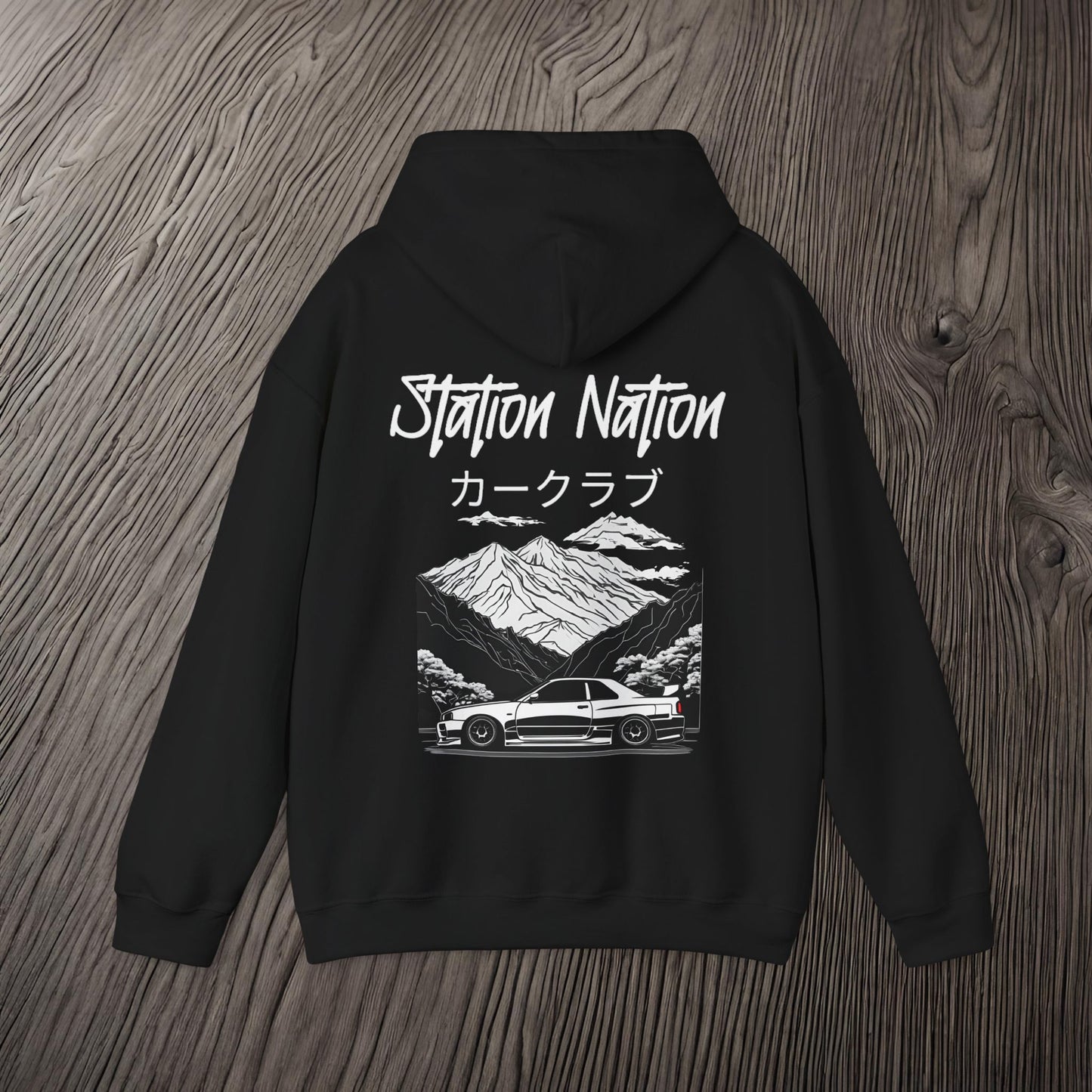 Station Nation-Ultra Soft, Premium Hoodie Printify by The Night Shift Automotive Apparel