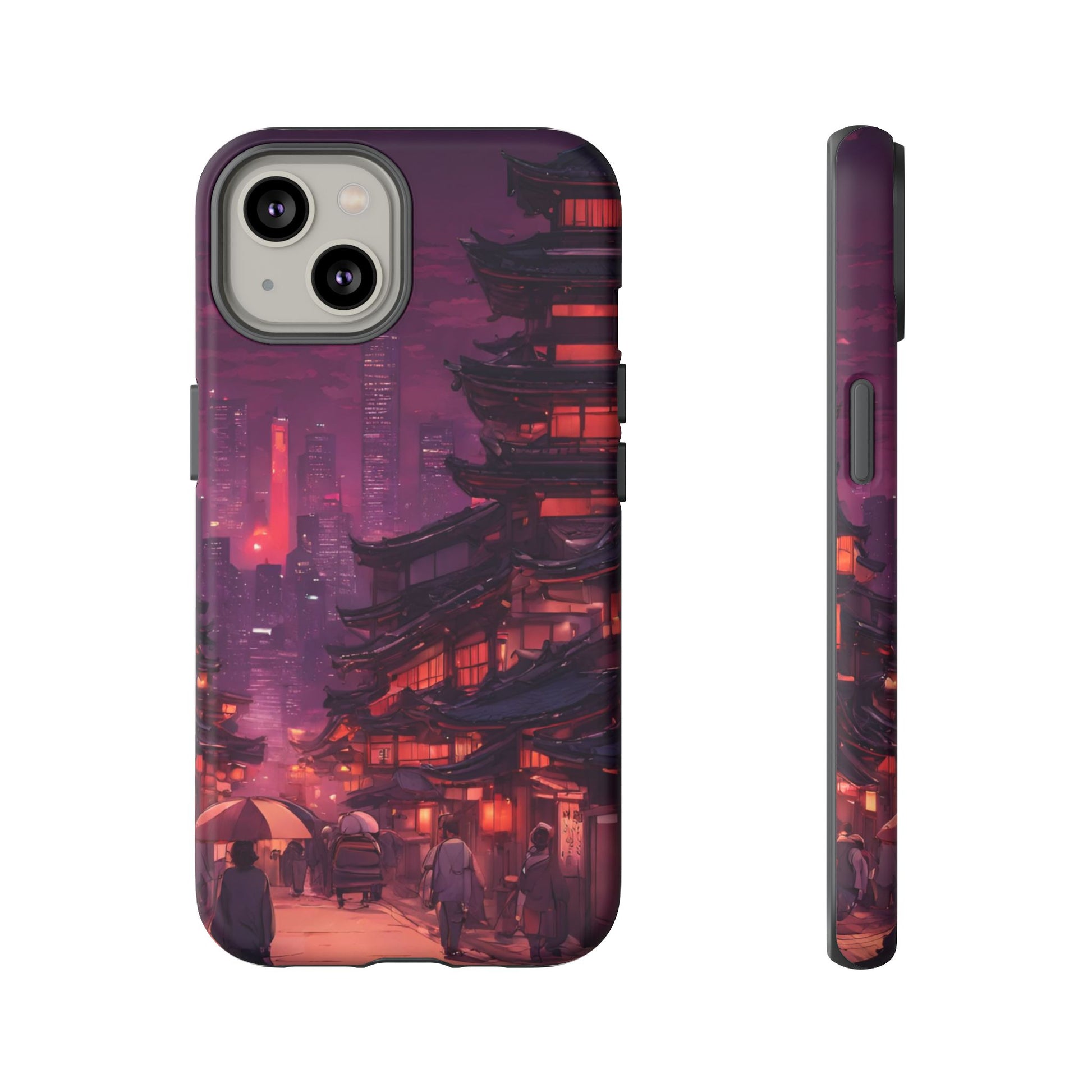 Traditional Japanese Village Countryside-Dual Layer Ultra Tough Phone Case Printify by The Night Shift Automotive Apparel