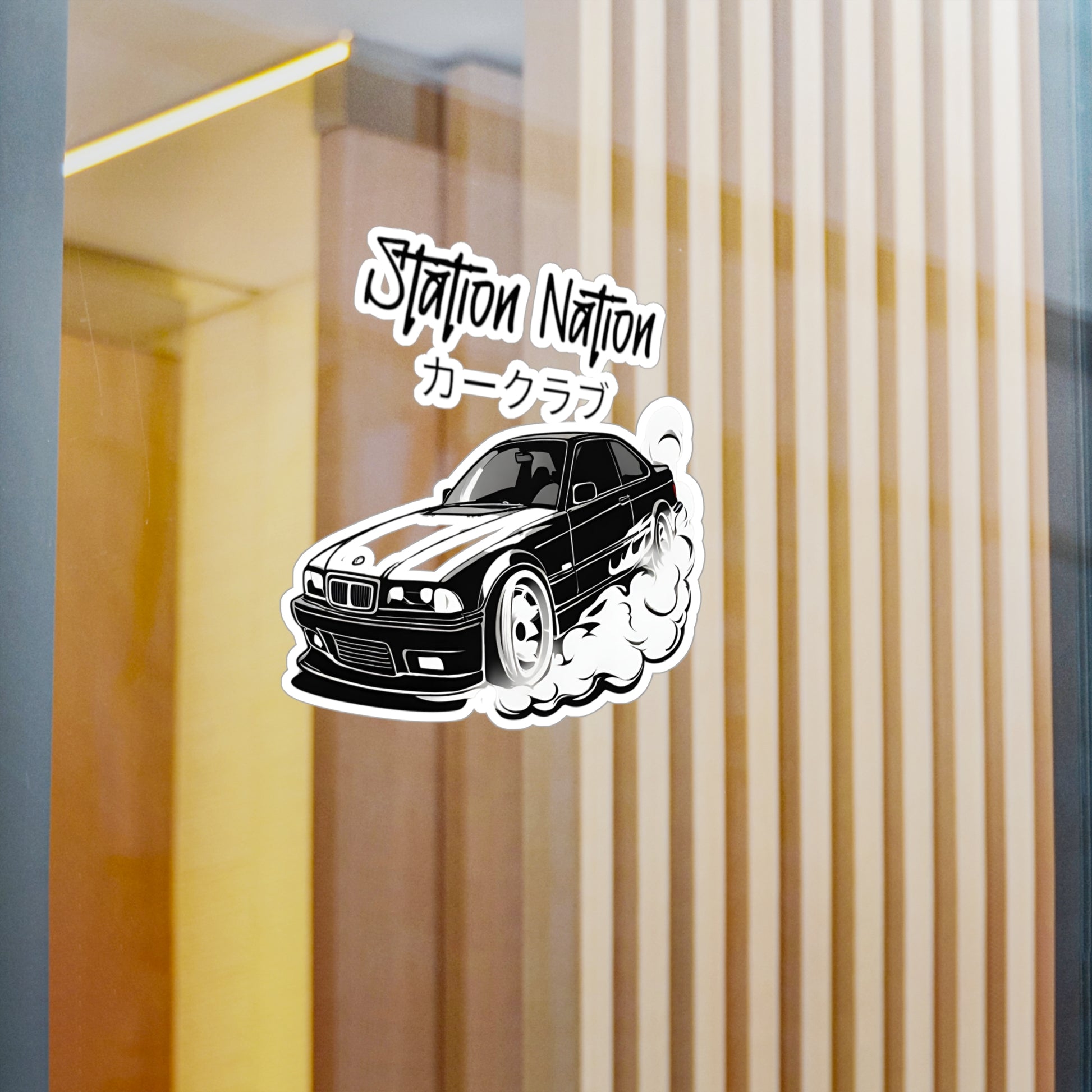 Kiss-Cut Vinyl Decals Printify by The Night Shift Automotive Apparel