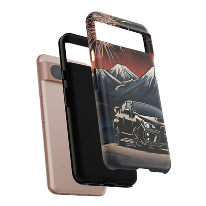 Subaru WRX/STI Fireworks-Dual Layer Ultra Tough Phone Case Printify by The Night Shift Automotive Apparel